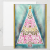 Stralende Holiday Glans Feestdagenkaart (Voorkant / Achterkant)