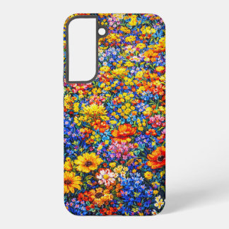 Stralende Horizon: De Oneindige Wildbloemenstroom Samsung Galaxy Hoesje