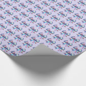 Stralende Iridiscerende Strikken Cadeaupapier (Hoek)