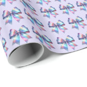 Stralende Iridiscerende Strikken Cadeaupapier (Rol Hoek)