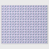 Stralende iriserende regenboogkleurige harten cadeaupapier (Vlak)