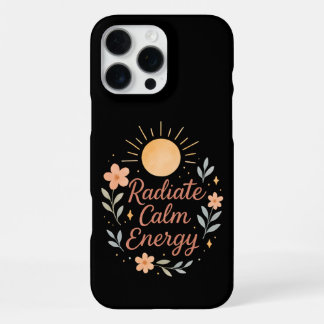 Stralende Kalme Energie – Pastel Waterverf iPhone 16 Pro Max Hoesje