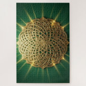 Stralende Keltische Knoop Mandala Legpuzzel (Verticaal)
