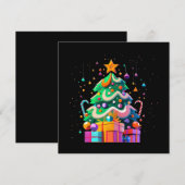 Stralende Kerstboom Magie Kaart (Voorkant / Achterkant)