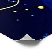 Stralende Kosmische Geest Ontwaken Poster (Hoek)