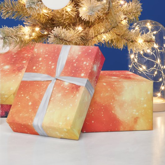 Stralende Kosmische Nevel Cadeaupapier (Feestdagen)