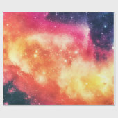 Stralende Kosmische Nevel Cadeaupapier (Vlak)