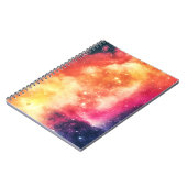 Stralende Kosmische Nevel Notitieboek (Linkerzijde)