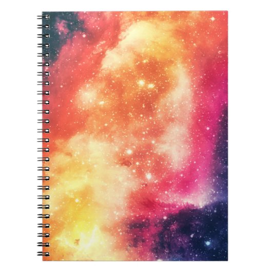Stralende Kosmische Nevel Notitieboek (Voorkant)
