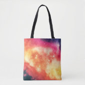 Stralende Kosmische Nevel Tote Bag (Voorkant)