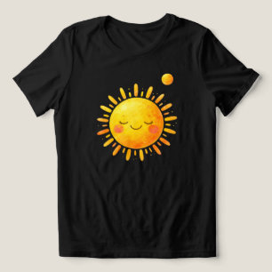 Stralende Lachende Zon – Vrolijke Dames T-shirt