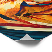 Stralende Liefde: Heilige Teresa van Calcutta Poster (Hoek)