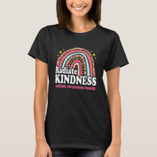 Stralende Liefde Leraar Autisme Bewustzijn Maand R T-shirt