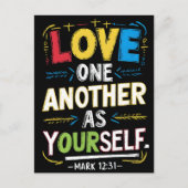 Stralende Liefde: Omarm anderen als je koestert Briefkaart (Voorkant)