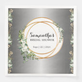 Stralende liefde: onvergetelijke bruiloft servet (Voorkant)