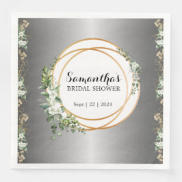 Stralende liefde: onvergetelijke bruiloft servet