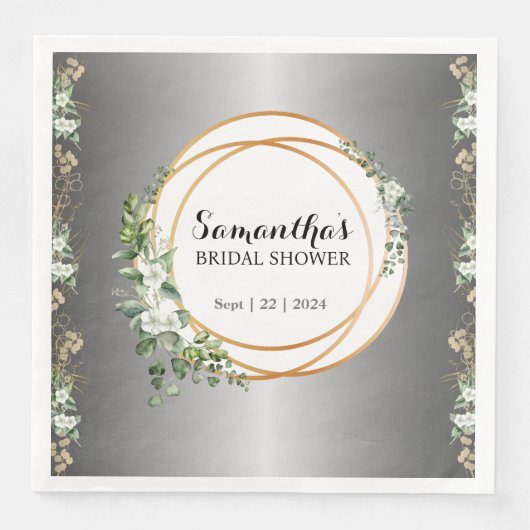 Stralende liefde: onvergetelijke bruiloft servet (Voorkant)