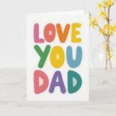 Stralende Liefde Papa Kaart (Gele Bloem)