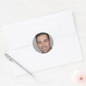 Stralende Liefde Ronde Sticker (Envelop)