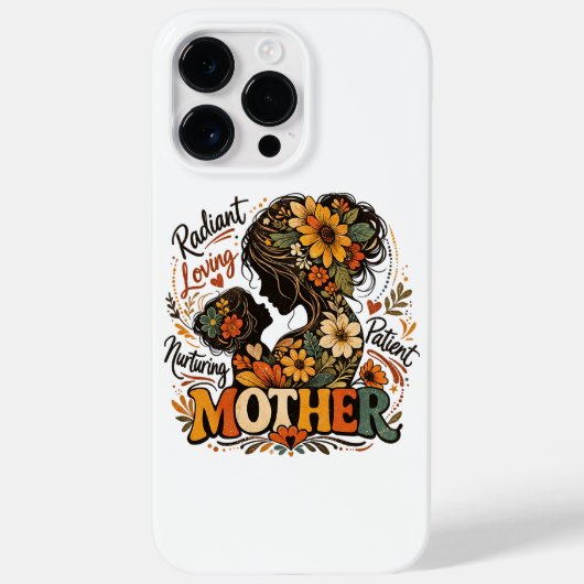 Stralende Liefdevolle Verzorgende Moederdag Case-Mate iPhone Case (Achterkant)