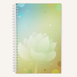 Stralende Lotus Hardcover Klein Notitieboek