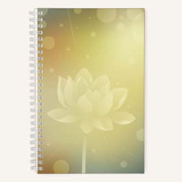 Stralende Lotus Hardcover Klein Notitieboek