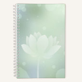 Stralende Lotus Hardcover Klein Notitieboek (Voorkant)