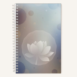 Stralende Lotus Hardcover Klein Notitieboek