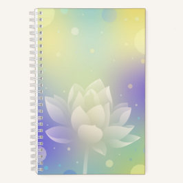 Stralende Lotus Hardcover Klein Notitieboek