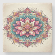 Stralende Lotus Mandala: Bloeiende Sereniteit