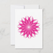 Stralende Lotus RSVP (Achterkant)