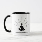 Stralende Meditatiesilhouet Mok (Links)