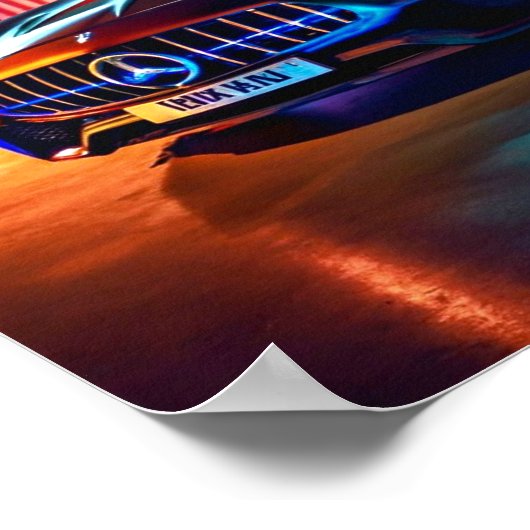 Stralende Mercedes: Logo Brilliance | POSTER (Hoek)