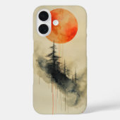 Stralende Mininale Zon Case-Mate iPhone Case (Achterkant)
