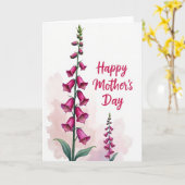 Stralende Moederdag Kaart (Gele Bloem)