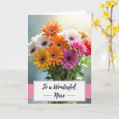 Stralende Moederdag nicht kaart (Gele Bloem)