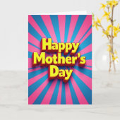 Stralende Moederdag Type Kaart (Gele Bloem)