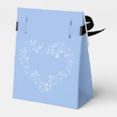 Stralende Mousserende Lente Bloeit Huwelijk Bedankdoosjes (Achterkant)