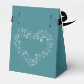 Stralende Mousserende Lente Bloeit Huwelijk Bedankdoosjes (Achterkant)