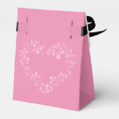 Stralende Mousserende Lente Bloeit Huwelijk Bedankdoosjes (Achterkant)