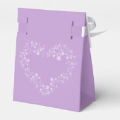 Stralende Mousserende Lente Bloeit Huwelijk Bedankdoosjes (Achterkant)