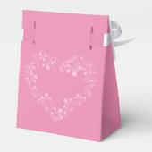 Stralende Mousserende Lente Bloeit Huwelijk Bedankdoosjes (Achterkant)