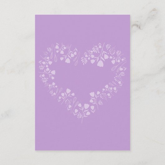 Stralende mousserende lente bloeit informatiekaartje (Achterkant)