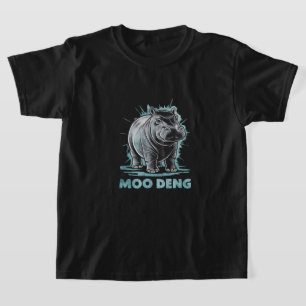 Stralende Nijlpaard Moo Deng T-shirt