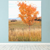 Stralende oktober canvas afdruk (Insitu (Houten vloer))