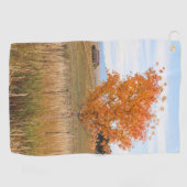 Stralende oktober  golfhanddoek (Horizontaal)