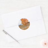 Stralende oktober ronde sticker (Envelop)