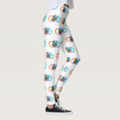 Stralende oneindigheid met regenboog vlinder leggings (Rechts)