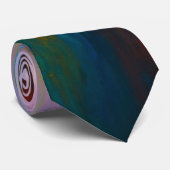 Stralende Opkomst - Abstracte Druppels Stropdas (Opgerold)
