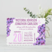 Stralende orchidee succulente moderne typografie b kaart (Staand voorkant)